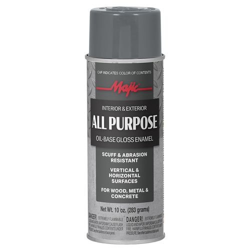 Majic Gray Spray Paint, 10 Ounce.