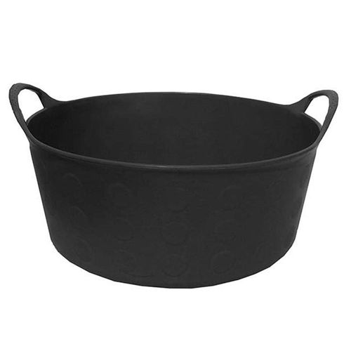 Multi Purpose Flexible Short Flex Tub 4 Gallon Black