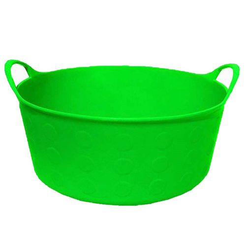 Multi Purpose Flexible Short Flex Tub 4 Gallon Green