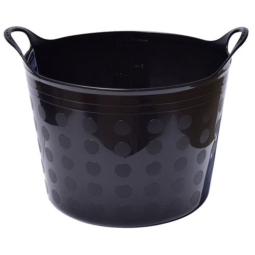 Multi Purpose Flexible Flex Tub 12 Gallon Black
