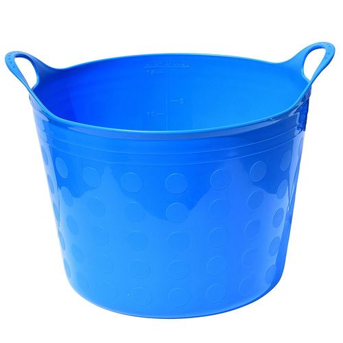 Multi Purpose Flexible Flex Tub 16 Gallon Sky Blue