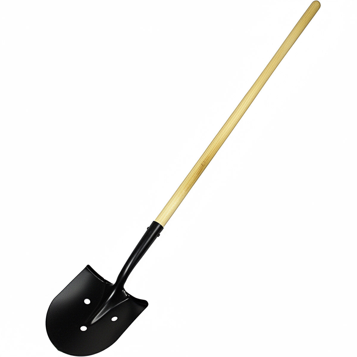 AgSmart #2 Rice Shovel - Stamped Steel Head, Wood Handle
