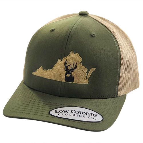 Low Country VA Deer, Moss/Khaki Snapback Hat