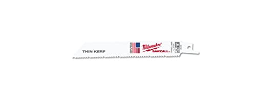 Milwaukee 48-00-5091 Super Sawzall Blade 8/12 Teeth per Inch 6-Inch Length