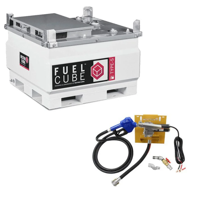 119 Gallon FuelCube Type-S with 12V/15GPM Diesel Pump Kit | FCSWN0119-01215GP-SNN