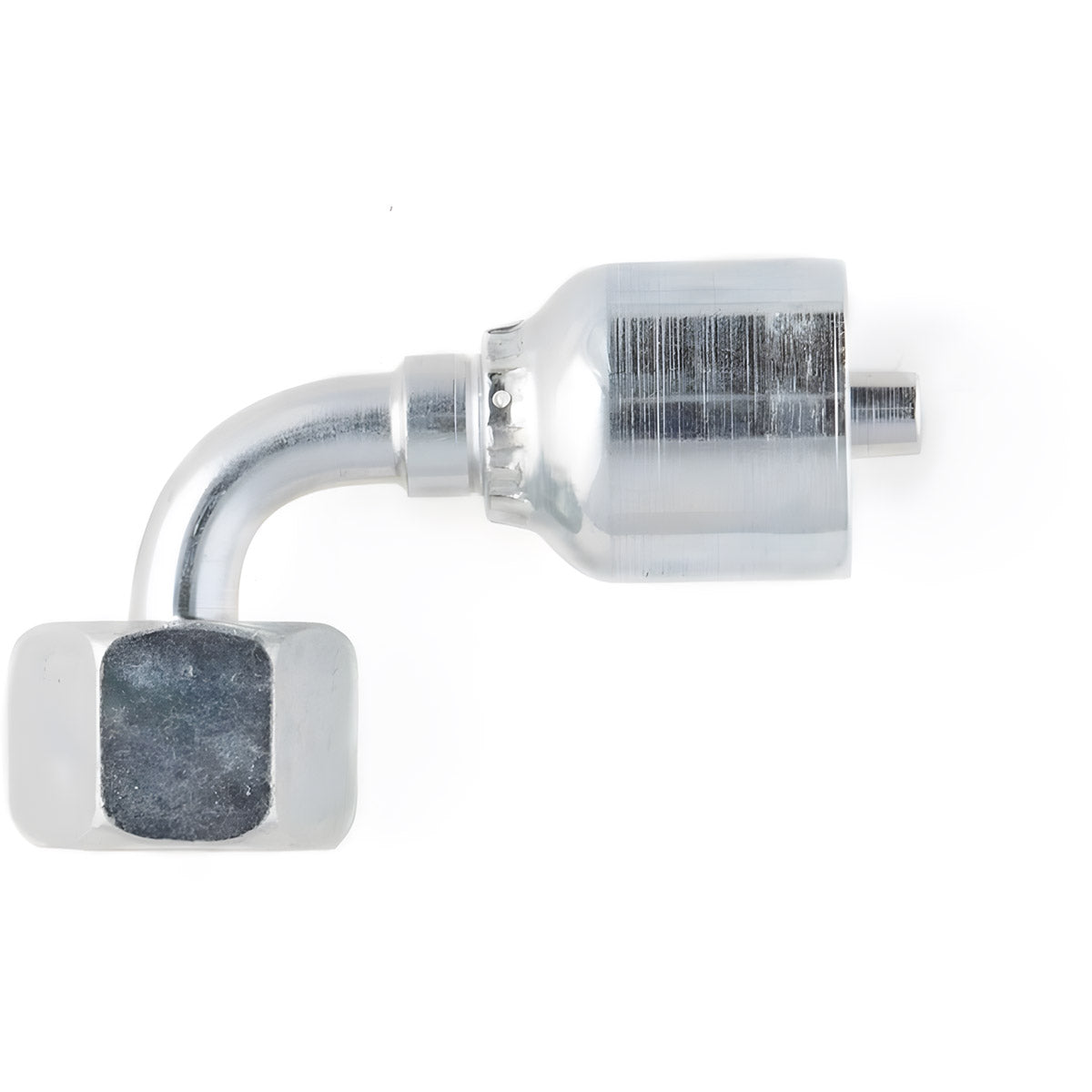 1/4 INCH HOSE X M18 METRIC S FEMALE ELBOW - 90 SWIVEL