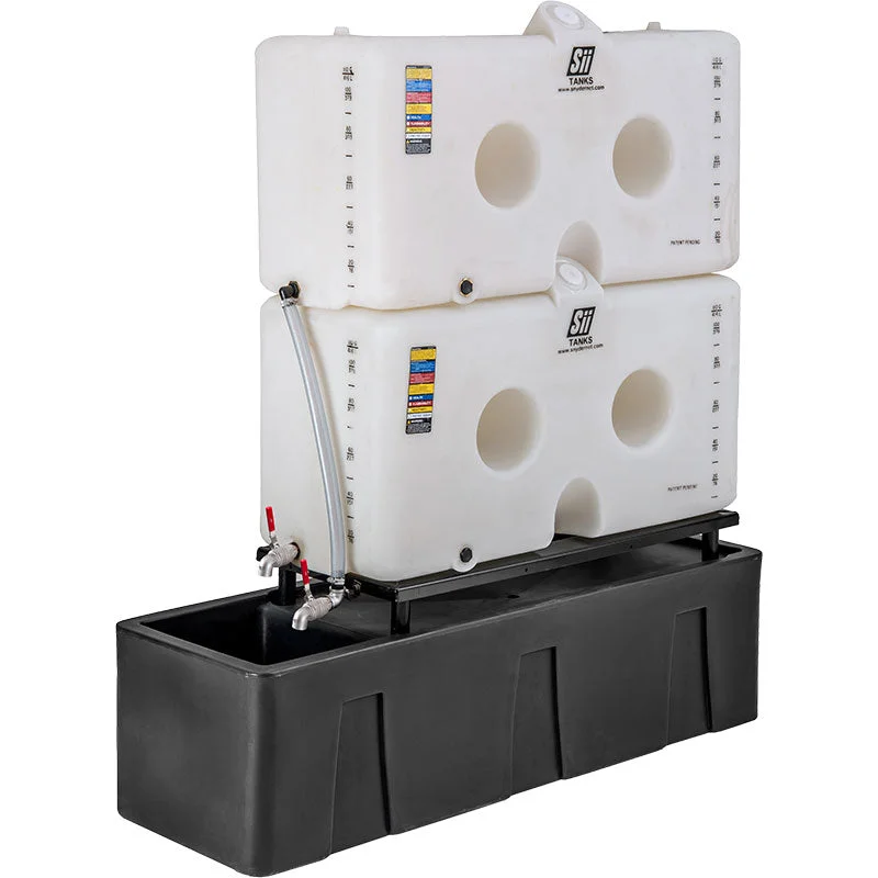 120/120 Gallon Slimtainer Gravity Feed System w/ Containment | SST120-2CV