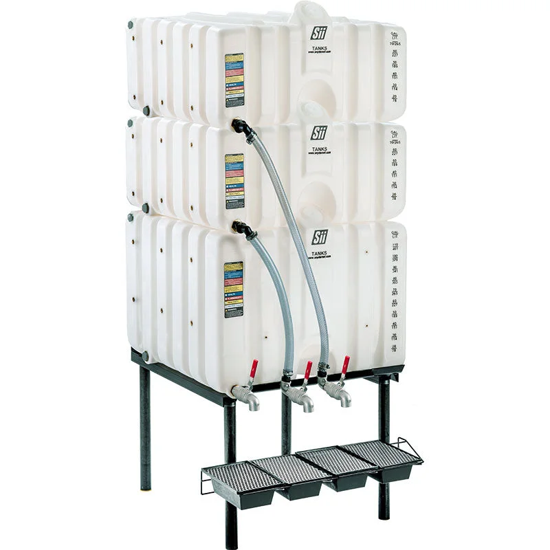 120/80/80 Gallon Cubetainer Gravity Feed System | SCT80-80-120