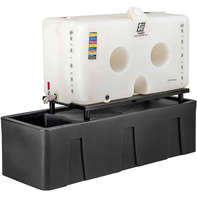 120 Gallon Slimtainer Gravity Feed System w/ Containment | SST120-1CV