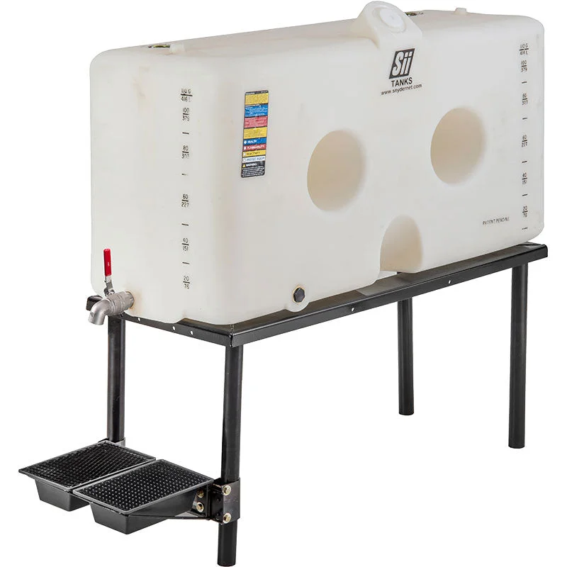 120 Gallon Slimtainer Gravity Feed System w/ Drip Tray | SST120-1