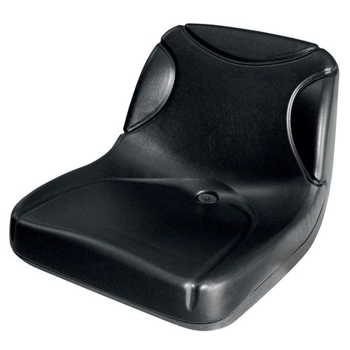 High Back Universal Steel Pan Seat, Black
