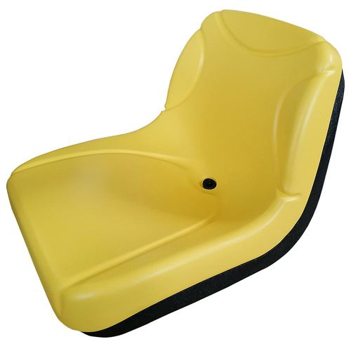 High Back Universal Steel Pan Seat, Yellow