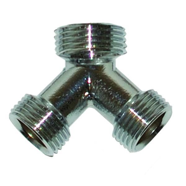 Eastman 3/4 In. Mht Steam Dryer Y Connector (Chrome Brass)