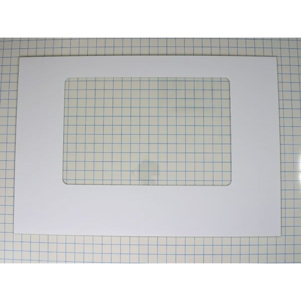Whirlpool Replacement White Outer Door Panel For Oven, Part #wpw10118454