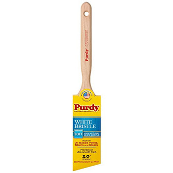 Genuine Purdy White Bristle Extra Oregon Angular 2" Paint Brush 144116420