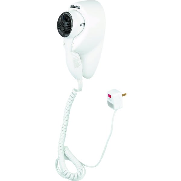 Hamilton Beach Wall Mount 1500 Watt Hair Dryer White With Night Light