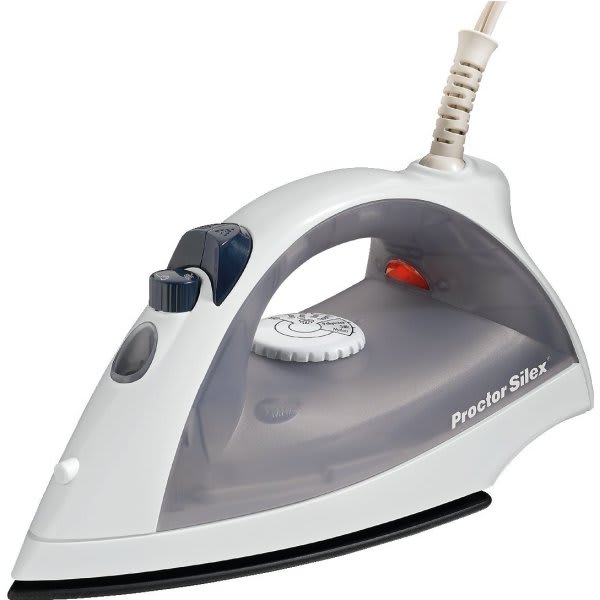 Proctor Silex Proctor-Silex Auto Shutoff Steam/Dry Iron, White