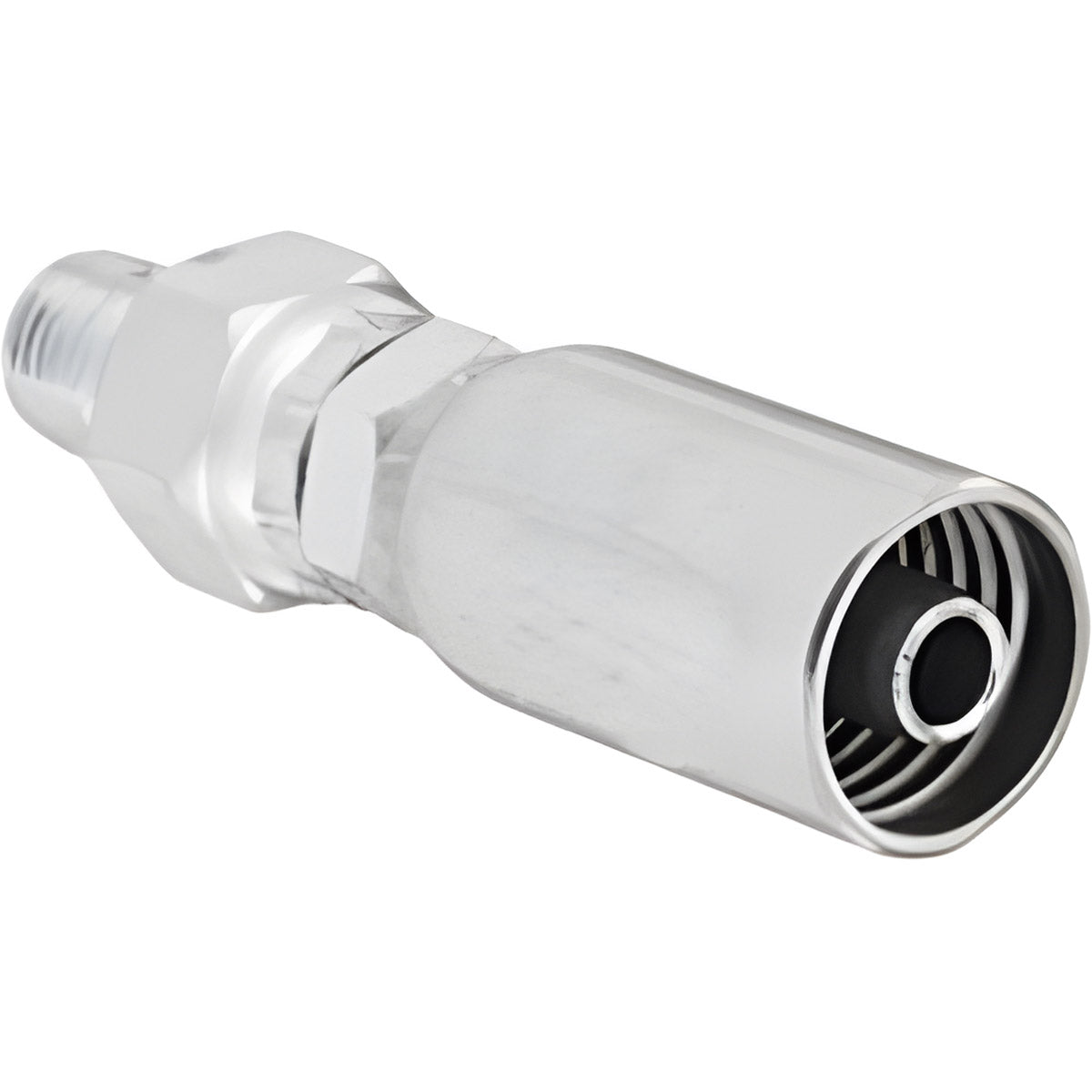 VARI-CRIMP SERIES - 1/2 INCH HOSE, WITH 3/8 X 18 THREAD SIZE, NPTF MALE STRAIGHT SWIVEL
