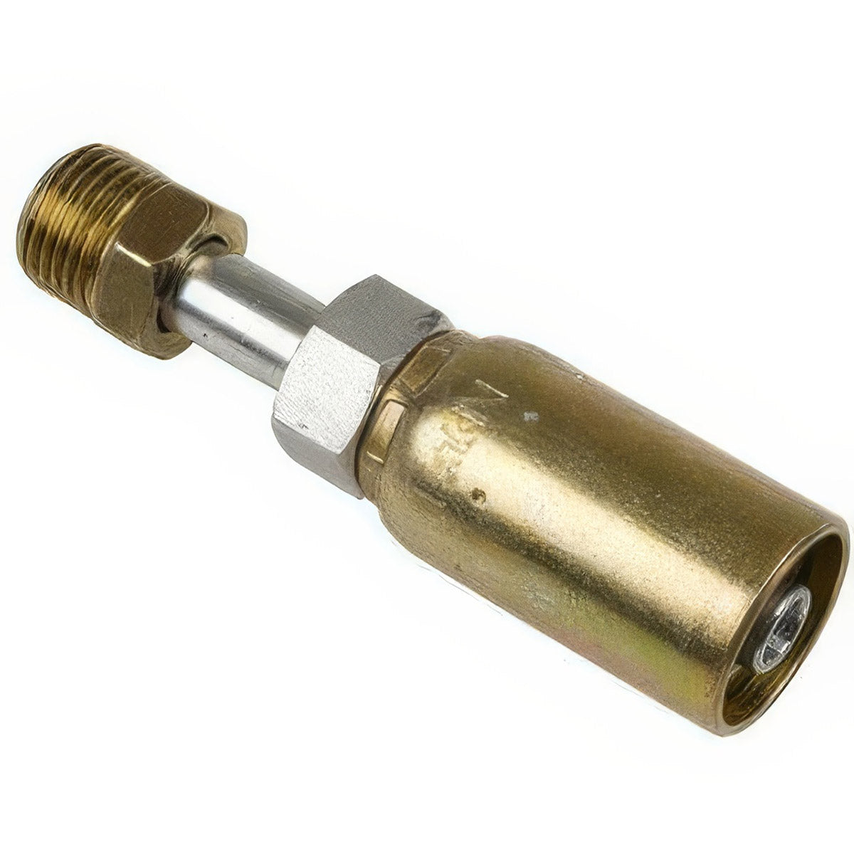VARI-CRIMP SERIES - 1/4 INCH HOSE, WITH 3/8 X 24 THREAD SIZE, INVERTED MALE STRAIGHT FLARE