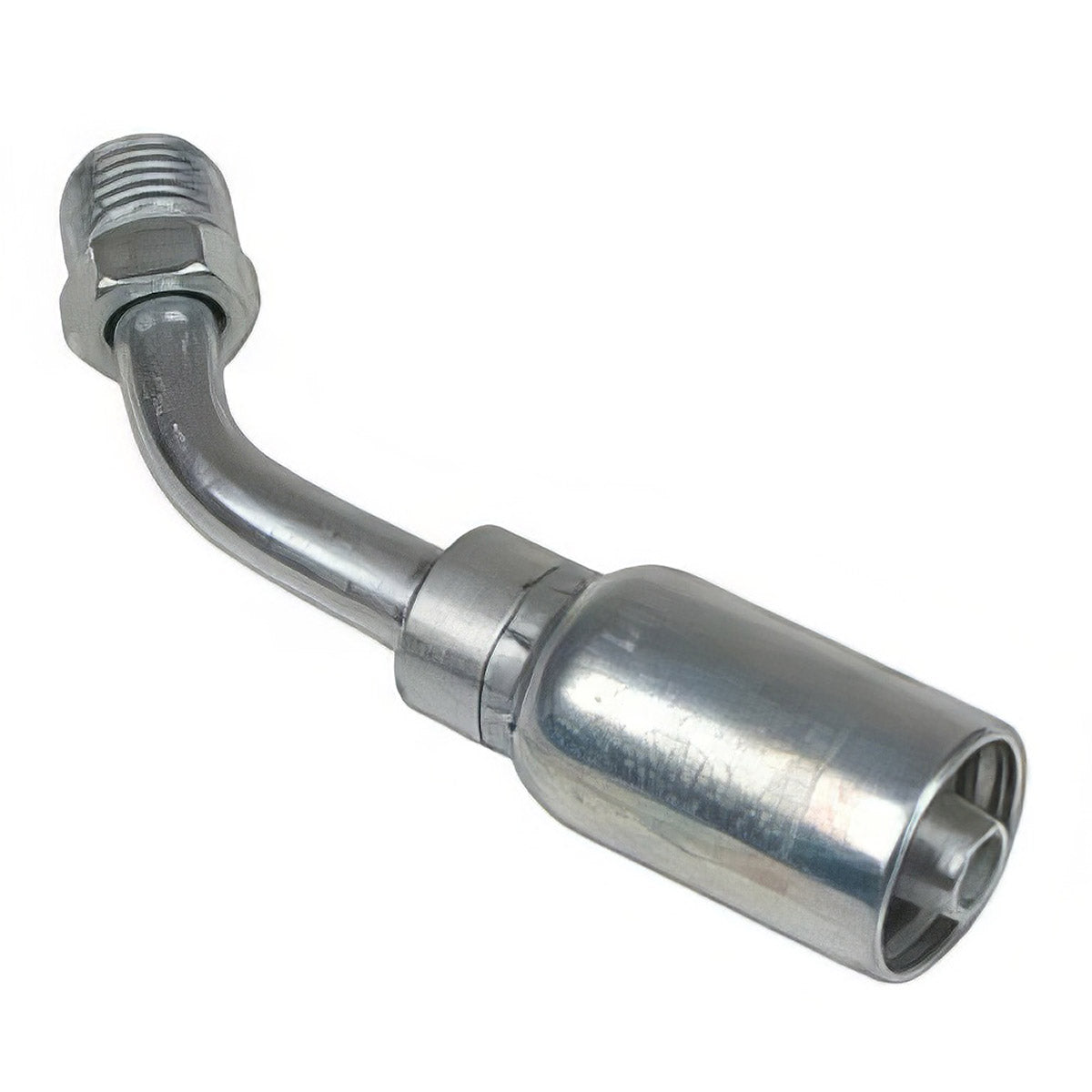 VARI-CRIMP SERIES - 1/4 INCH HOSE, WITH 1/2 X 20 THREAD SIZE, INVERTED MALE 45 ELBOW FLARE
