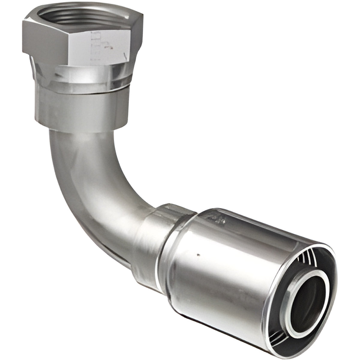 JIC 37 DEG FEM SWIVEL 90 DEG TUBE ELBOW