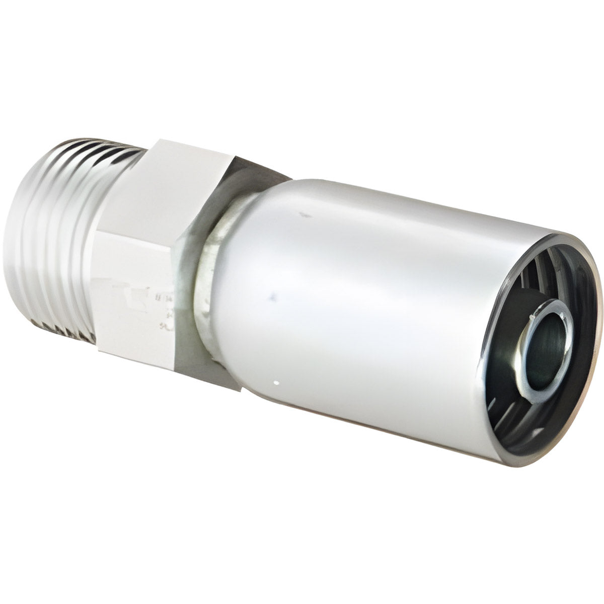VARI-CRIMP SERIES - 1/2 INCH HOSE, WITH 1-3/16 X 12 THREAD SIZE, ORF MALE STRAIGHT RIGID