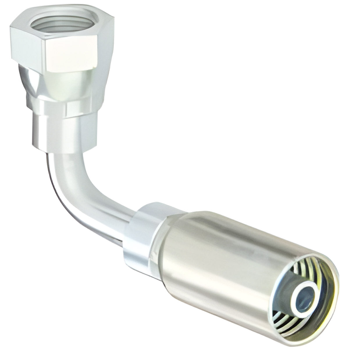 BSPP 60 DEG CONE FEM SWIVEL 90 DEG ELBOW