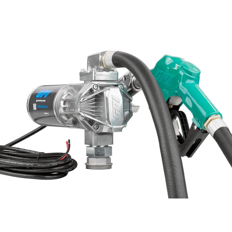 20 GPM 12V Fuel Transfer Pump with Automatic Shut-Off Diesel Nozzle | BS-G20-012AD
