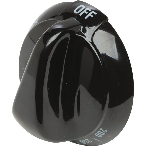 GE Black Knob For Range/Oven, Part # Wb03k10037