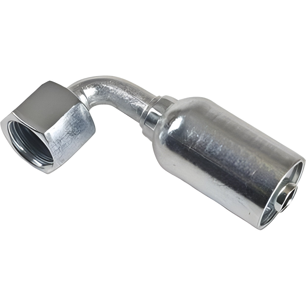 1/2 INCH HOSE X 11/16 INCH - 16 ORFS FEMALE ELBOW - 90 SWIVEL, WHILE SUPPLIES LAST