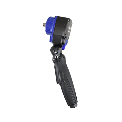 Astro Tools 1833 3/8" Nano Flex-Head Angle Impact Wrench - 400ft/lb, Black