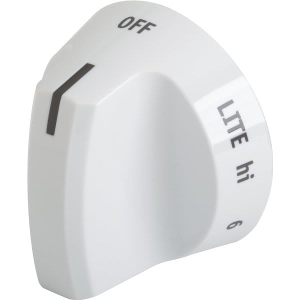 Frigidaire White Knob For Gas Range, Part # 316543906
