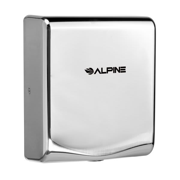 Alpine Industries Willow Automatic High-Speed Hand Dryer Chrome 120v