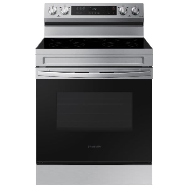 Samsung 30 in. 5-Burner Element Smart Freestanding Electric Range in Stainless Steel