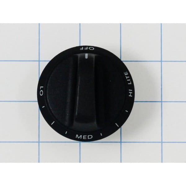 Whirlpool Replacement Top Burner Knob For Cooktop, Part# Wp31905407b