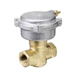 Siemens 257-02036 1/2" Brass Linear Valve Assembly No 3-8 PSI 1.6Cv