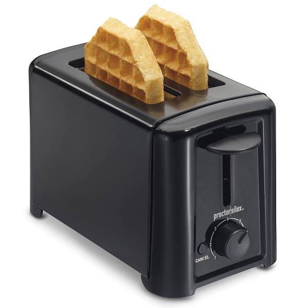 Hamilton Beach Proctor Silex 2 Slice Toaster In Black