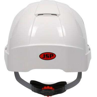 JSP Evo VistaShield, Shaded Front, Vented Class C, White, - - Size OS, White- ANSI Type I Helmets 280-EVSV-01W