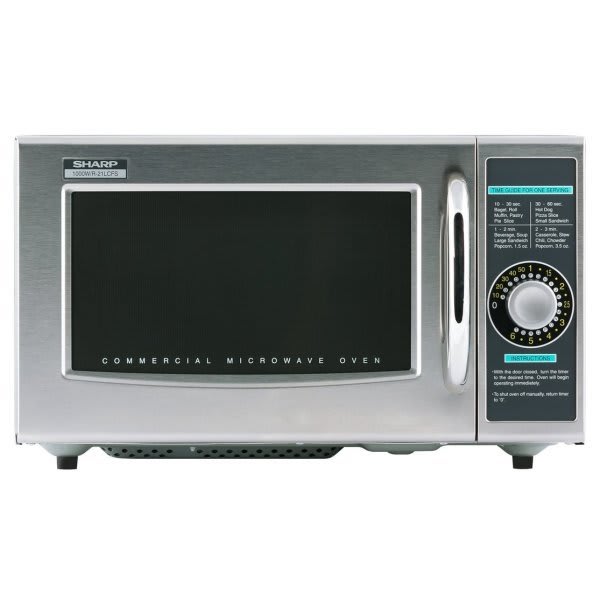 Sharp 1 Cu Ft Countertop Microwave, 1000w, Stainless Steel, Nsf Approved