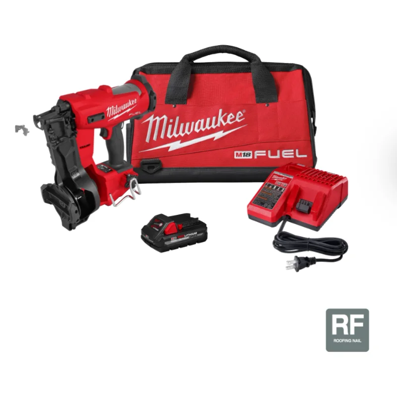 2909-21 Milwaukee M18 Coil Roofing Nailer
