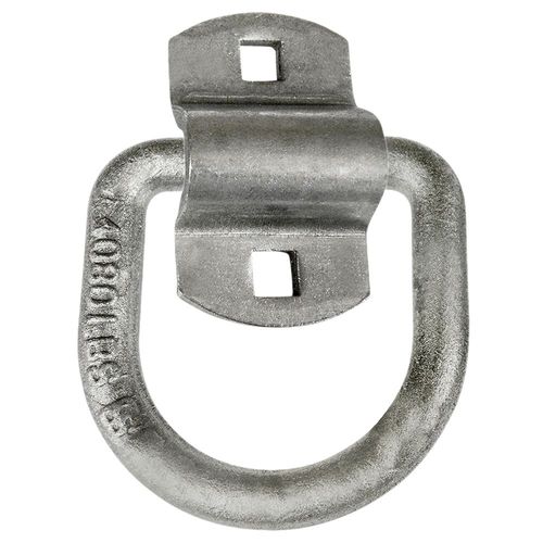 1/2 In. D-Ring, 2 Hole Mounting Bracket