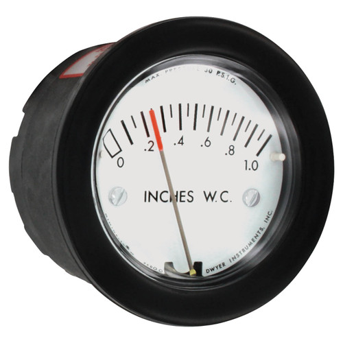 Dwyer Series 2-5000 Minihelix II Differential Pressure Gauge