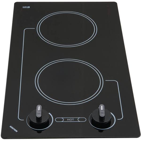 Kenyon Caribbean 12 In. 240 V Black Radiant Electric Cooktop W/ 2-Elements