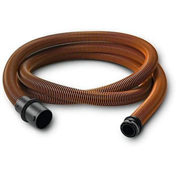 Fein Dust Extractor Suction Hose - 1-3/8" Diameter, 13' Length, Orange-Black, Plastic - 31345120010