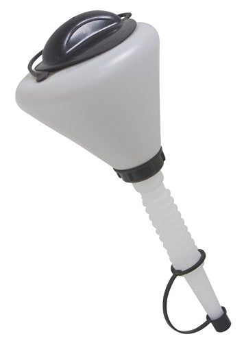 Lisle 19832 Plastic Funnel with Lid and Spout Cap-1.6 Quart Capacity