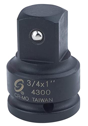 Sunex 4300 3/4" Female 1" Male Impact Socket Adapter