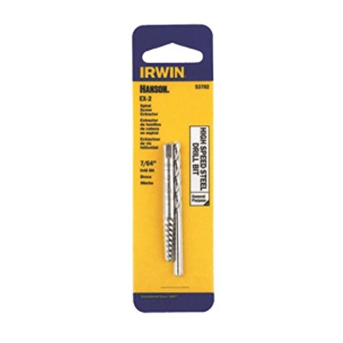 Irwin Hanson EX-2 53702 Spiral Screw Extractor and Drill Set.