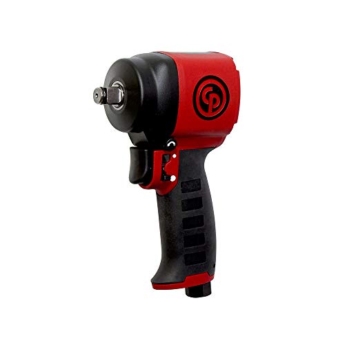 Chicago Pneumatic CP7732C - 1/2 Inch Air Impact Wrench, Pistol Handle, Max Torque Reverse Output 461 ft. lbf / 625 Nm, 9410 RPM, Single Hammer
