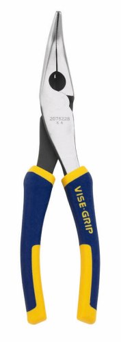 Irwin 2078228 Vise Grip 8-Inch Bent Long Nose Plier