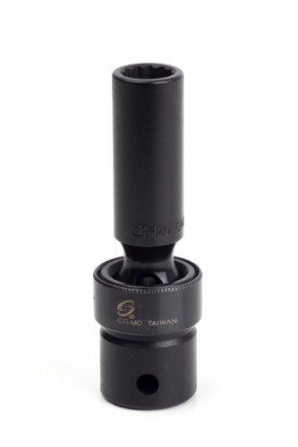 Sunex 212mzud 1/2-Inch Drive 12-mm 12-Point Deep Socket